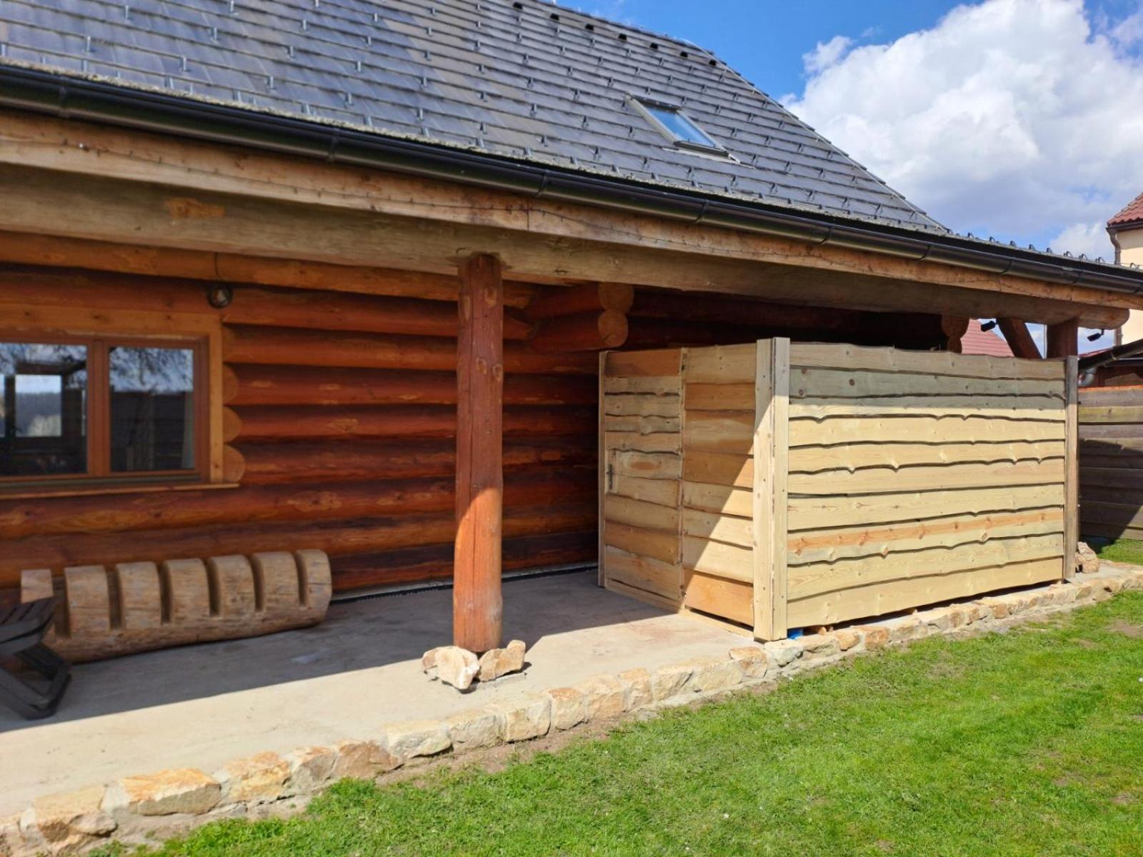 Villa Wellness Srub U Holubu Malsice Exterior foto