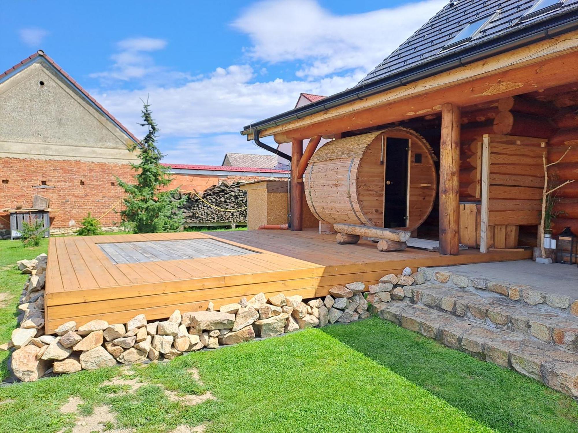 Villa Wellness Srub U Holubu Malsice Exterior foto