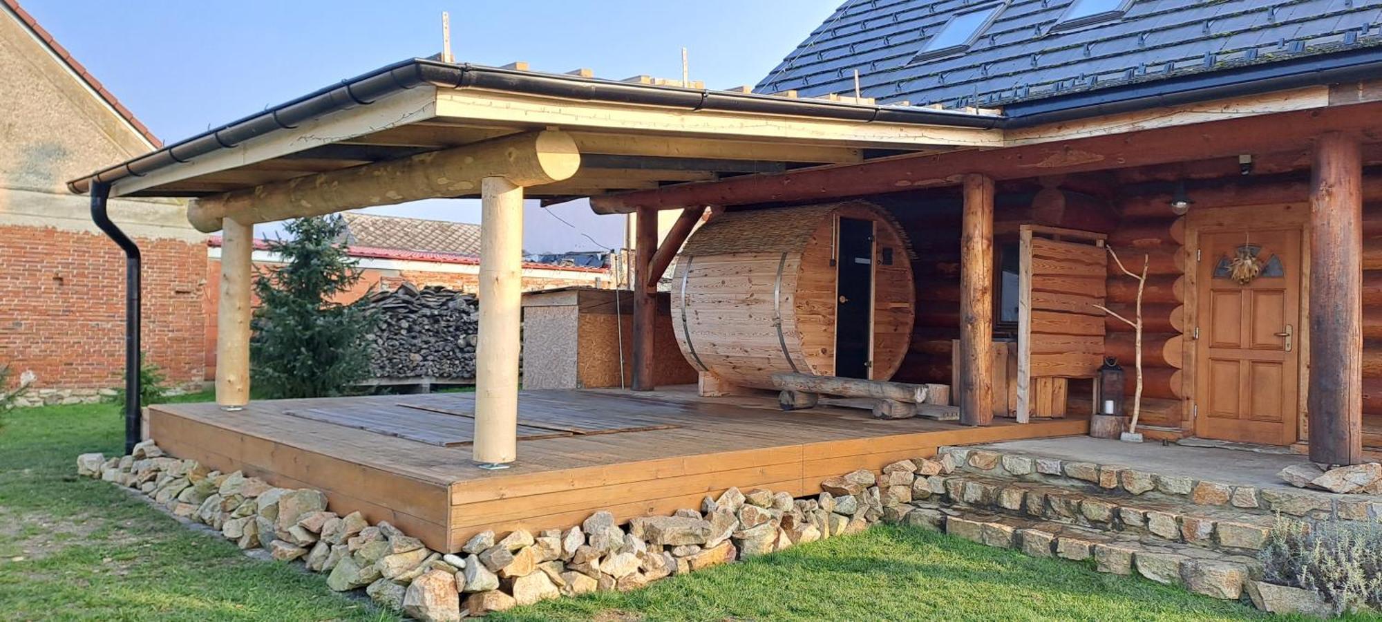 Villa Wellness Srub U Holubu Malsice Exterior foto