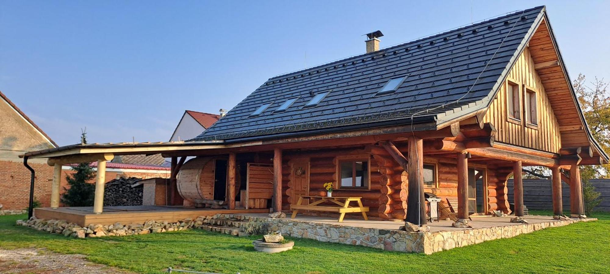 Villa Wellness Srub U Holubu Malsice Exterior foto